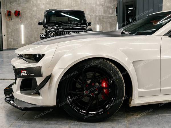 Chevrolet Camaro ZL1 на двухсоставных кованых дисках - Фото № 2