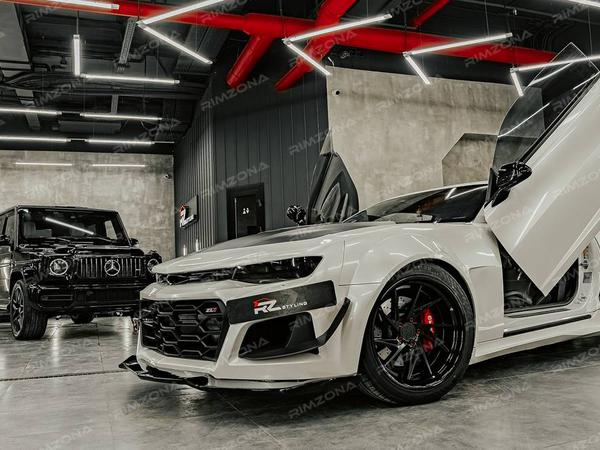 Chevrolet Camaro ZL1 на двухсоставных кованых дисках - Фото № 1