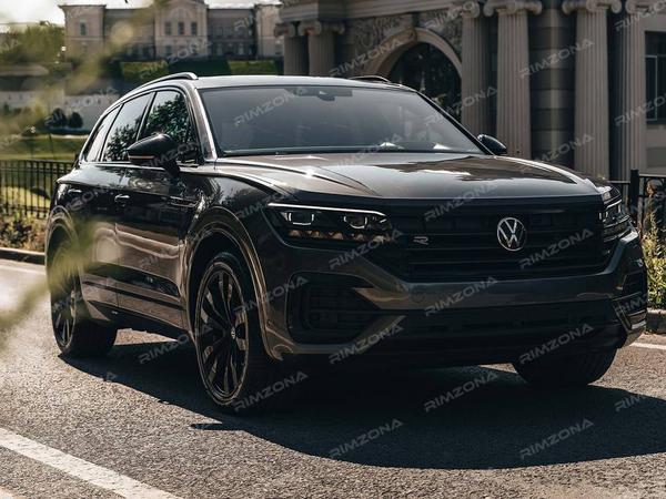 Volkswagen Touareg на кованых дисках в стиле Tiguan R-line - Фото № 2