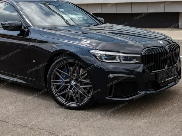 BMW 7 SERIES НА КОВАНЫХ ДИСКАХ В СТИЛЕ VOSSEN HF-7 R21 - Фото № 3