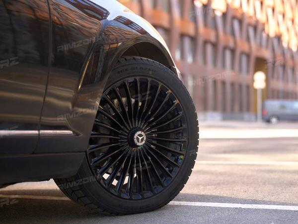 MERCEDES-BENZ S-CLASS НА ЛИТЫХ ДИСКАХ В СТИЛЕ MAYBACH MULTISPOKE R19 - Фото № 4