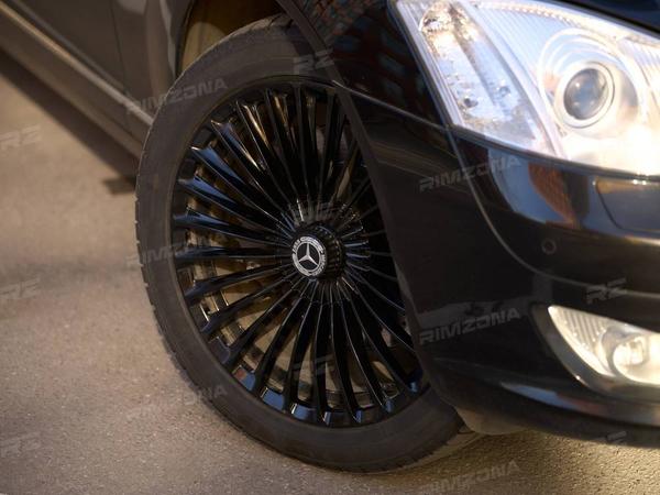 MERCEDES-BENZ S-CLASS НА ЛИТЫХ ДИСКАХ В СТИЛЕ MAYBACH MULTISPOKE R19 - Фото № 7