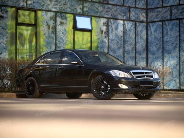 MERCEDES-BENZ S-CLASS НА ЛИТЫХ ДИСКАХ В СТИЛЕ MAYBACH MULTISPOKE R19 - Фото № 1