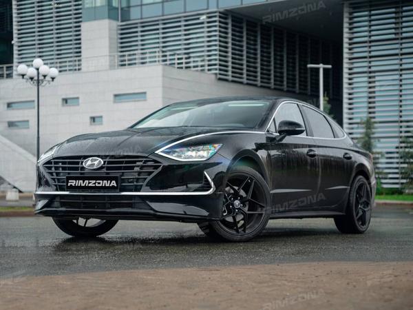 HYUNDAI SONATA НА ЛИТЫХ ДИСКАХ В СТИЛЕ HRE FF11 R19 - Фото № 9