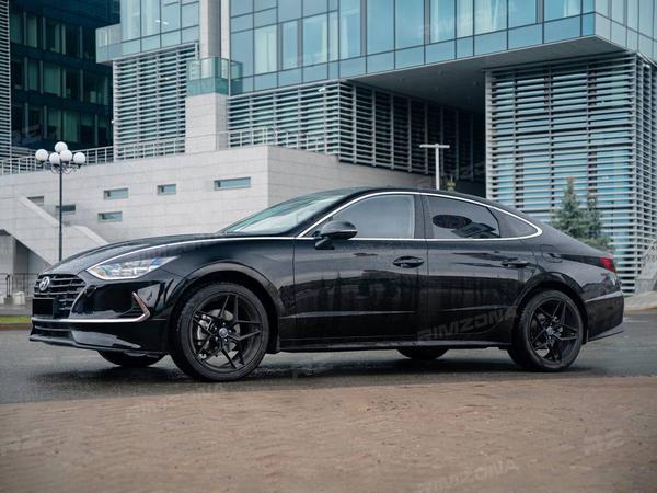 HYUNDAI SONATA НА ЛИТЫХ ДИСКАХ В СТИЛЕ HRE FF11 R19 - Фото № 6