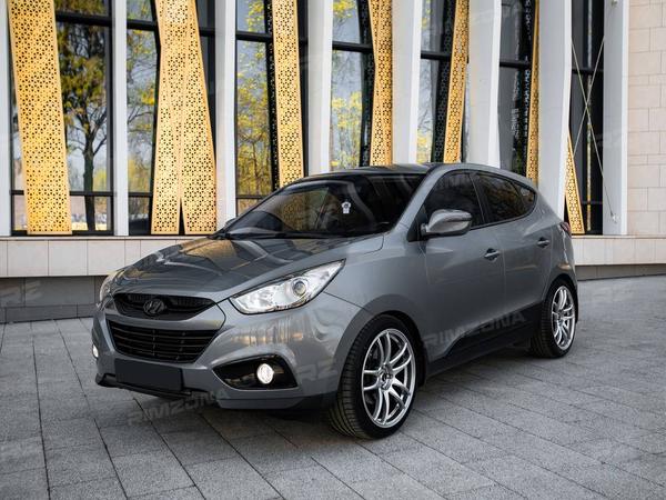 HYUNDAI IX35 НА ЛИТЫХ ДИСКАХ В СТИЛЕ WORK EMOTION CR-KIWAMI R19 - Фото № 1