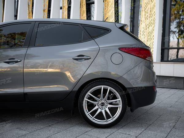 HYUNDAI IX35 НА ЛИТЫХ ДИСКАХ В СТИЛЕ WORK EMOTION CR-KIWAMI R19 - Фото № 6