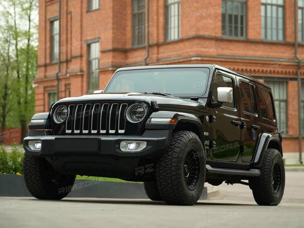 JEEP WRANGLER НА ЛИТЫХ ДИСКАХ В СТИЛЕ BLACK RHINO 085 R17 - Фото № 7