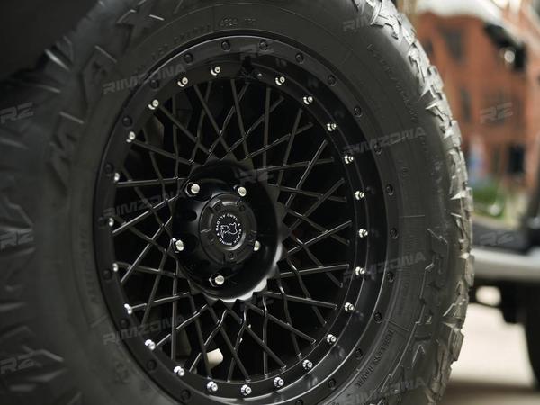 JEEP WRANGLER НА ЛИТЫХ ДИСКАХ В СТИЛЕ BLACK RHINO 085 R17 - Фото № 5