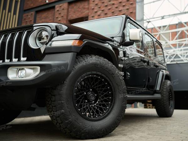 JEEP WRANGLER НА ЛИТЫХ ДИСКАХ В СТИЛЕ BLACK RHINO 085 R17 - Фото № 8