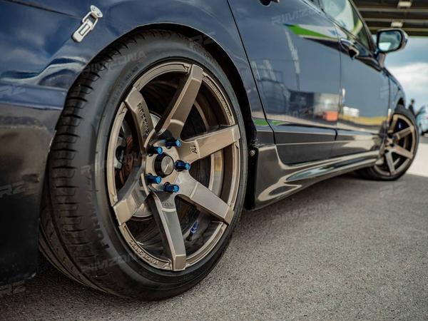 HONDA CIVIC НА ЛИТЫХ ДИСКАХ В СТИЛЕ SHOGUN A1 R17 - Фото № 8