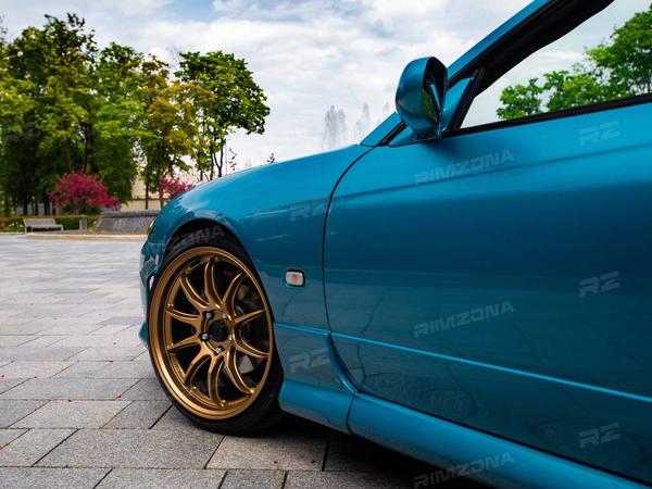 NISSAN SILVIA НА ЛИТЫХ ДИСКАХ В СТИЛЕ WORK EMOTION ZR10 R18 - Фото № 3