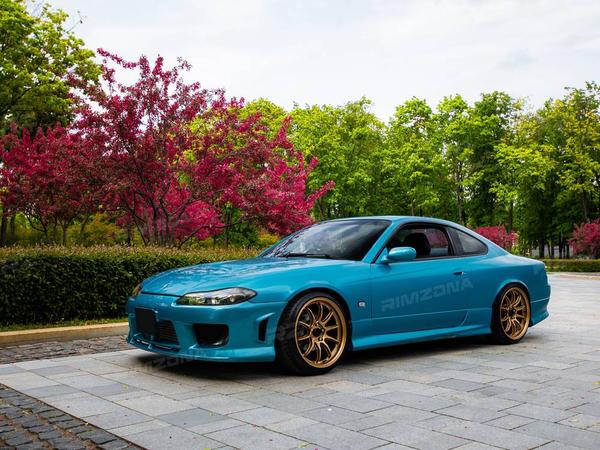 NISSAN SILVIA НА ЛИТЫХ ДИСКАХ В СТИЛЕ WORK EMOTION ZR10 R18 - Фото № 4