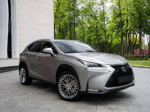 LEXUS NX НА ЛИТЫХ ДИСКАХ В СТИЛЕ HRE FF28 R20 - Фото № 1