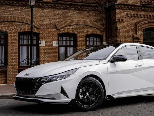 HYUNDAI ELANTRA НА ЛИТЫХ ДИСКАХ В СТИЛЕ BBS FI-R R18 - Фото № 1