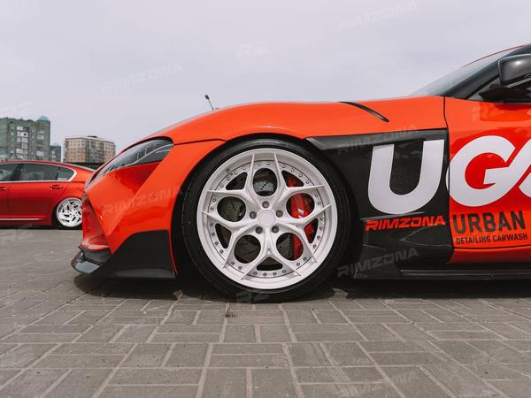 TOYOTA SUPRA НА КАСТОМНЫХ КОВАНЫХ ДИСКАХ R20 - Фото № 3