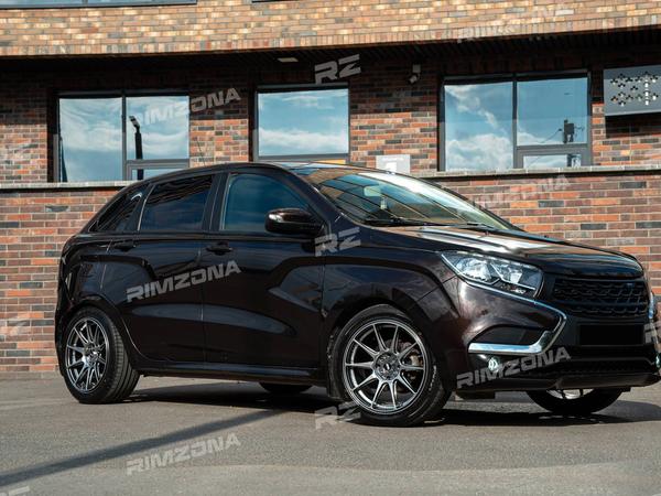 LADA X-RAY НА ЛИТЫХ ДИСКАХ CR-KIWAMI R17 - Фото № 1