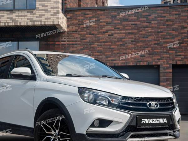 LADA VESTA CROSS НА ЛИТЫХ ДИСКАХ VORSTEINER VFF-107 R17 - Фото № 4