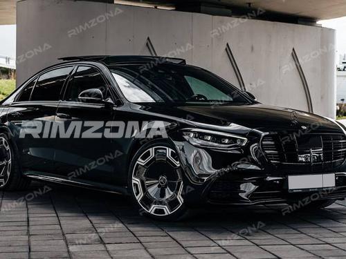 Диск кованый (21 5x112 9J ET35 66.6 MB AMG Plate W222/223 ) - Фото вживую на авто №2