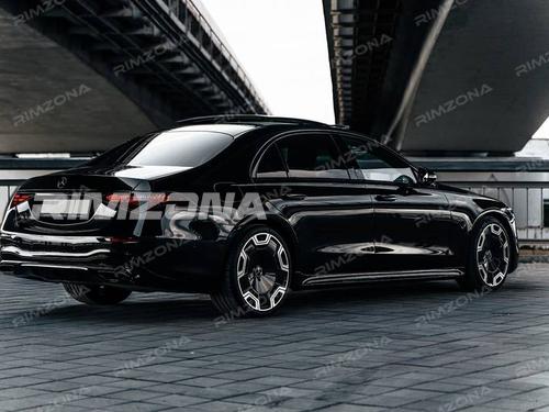 Диск кованый (21 5x112 9J ET35 66.6 MB AMG Plate W222/223 ) - Фото вживую на авто №5