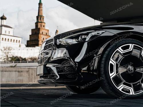 Диск кованый (21 5x112 9J ET35 66.6 MB AMG Plate W222/223 ) - Фото вживую на авто №3