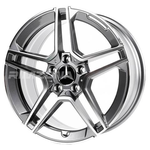 Литой диск В стиле Mercedes AMG 5 DOUBLE SPOKE R17 7.5J 5x112 ET35 dia 66.5