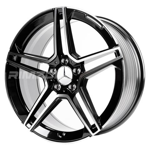 Литой диск В стиле Mercedes AMG 5 DOUBLE SPOKE R19 9.5J 5x112 ET43 dia 66.6