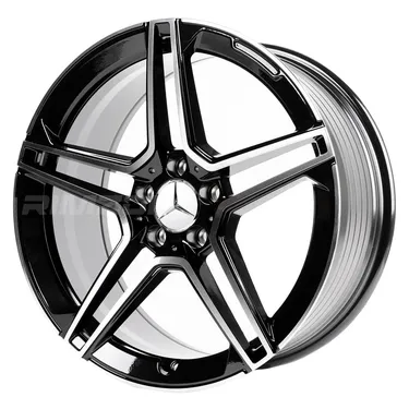 Литой диск В стиле Mercedes AMG 5 DOUBLE SPOKE R19 9.5J 5x112 ET44 dia 66.6