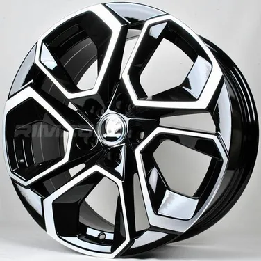 Литой диск В стиле Skoda ZB-2456 R17 7.5J 5x112 ET40 dia 66.5
