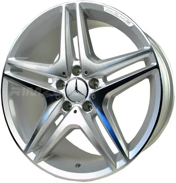 Литой диск В стиле Mercedes AMG 5 DUAL SPOKE R19 9.5J 5x112 ET35 dia 66.6