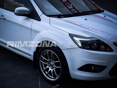 Литой диск Replika P WORK EMOTION CR KIWAMI R17 8J 4x100 ET35 dia 73.1 - Фото вживую на авто №4