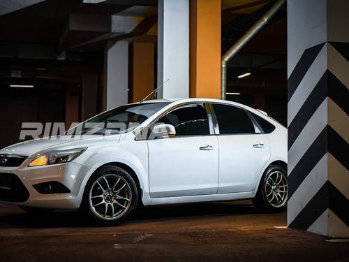 Литой диск Replika P WORK EMOTION CR KIWAMI R17 8J 4x100 ET35 dia 73.1 - Фото вживую на авто №7