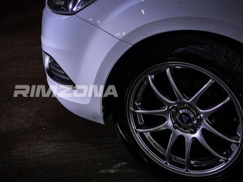 Литой диск Replika P WORK EMOTION CR KIWAMI R17 8J 4x100 ET35 dia 73.1 - Фото вживую на авто №6