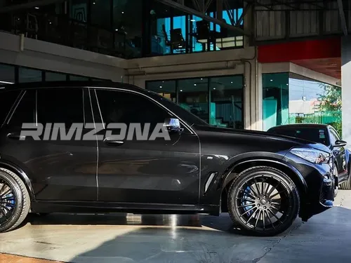 Литой диск HAMANN Anniversary EVO R21 10/11.5J 5x112 ET30/35 dia 66.6 - Фото вживую на авто №4