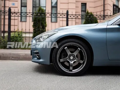 Литой диск ADVAN TC-4 R17 7.5J 4x114.3 ET38 dia 73.1 - Фото вживую на авто №2