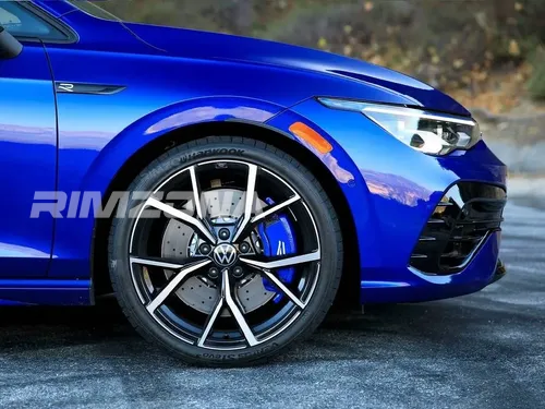 Литой диск В стиле Volkswagen R-line R19 8J 5x112 ET38 dia 57.1 - Фото вживую на авто №6