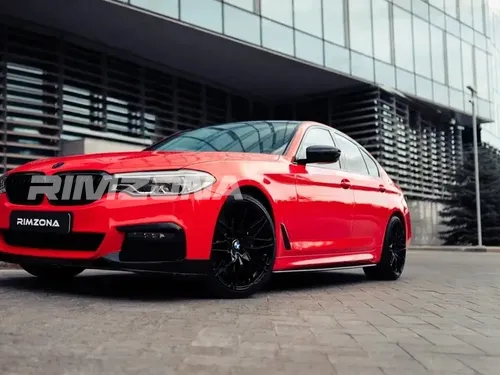 Литой диск В стиле BMW 818m Style R20 10/11.5J 5x120 ET40/37 dia 74.1 - Фото вживую на авто №5