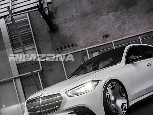 Кованый диск В стиле Mercedes Monoblock Forged R22 9.5/11.5J 5x112 ET45/47 dia 66.6 - Фото вживую на авто №2