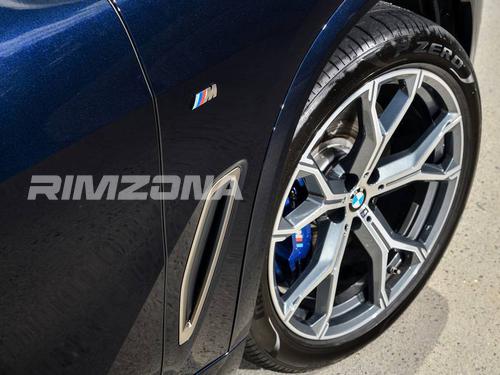 Литой диск В стиле BMW 747 Style R21 9.5J 5x112 ET37 dia 66.6 - Фото вживую на авто №4