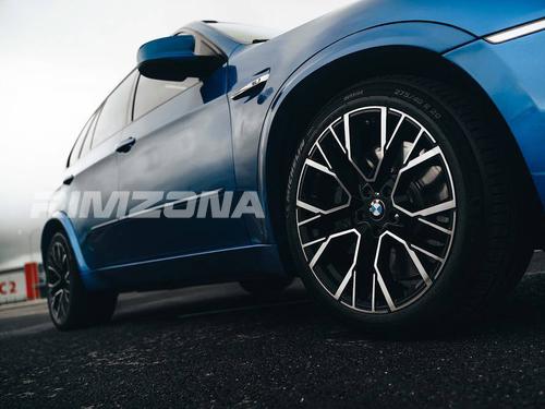 Литой диск В стиле BMW 809m Style R22 9.5/10.5J 5x112 ET35/40 dia 66.6 - Фото вживую на авто №2