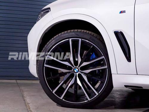 Литой диск В стиле BMW 742 style R20 10/11J 5x120 ET40/37 dia 74.1 - Фото вживую на авто №4