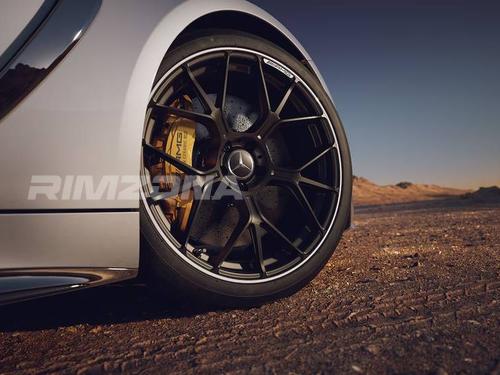 Кованый диск В стиле Mercedes 5 DOUBLE Y SPOKE R20 8.5/9.5J 5x112 ET34/43 dia 66.6 - Фото вживую на авто №4