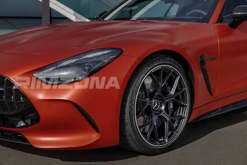 Литой диск В стиле Mercedes 5 DOUBLE Y SPOKE R19 8.5/9.5J 5x112 ET36/43 dia 66.6 - Фото вживую на авто №3