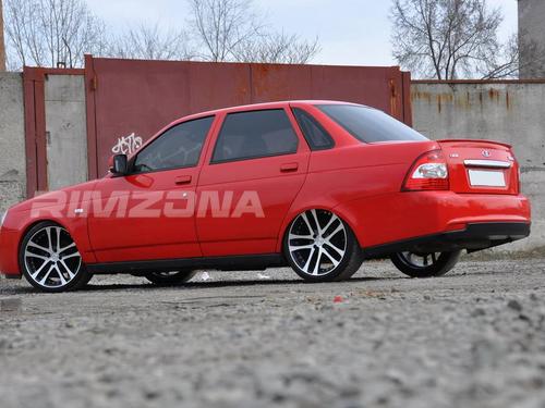 Литой диск В стиле Lada РЕЛЬСЫ R16 6.5J 4x100 ET35 dia 73.1 - Фото вживую на авто №3