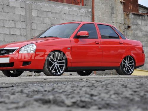 Литой диск В стиле Lada РЕЛЬСЫ R16 6.5J 4x100 ET35 dia 73.1 - Фото вживую на авто №4