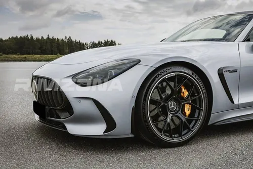 Литой диск В стиле Mercedes 5 DOUBLE Y SPOKE R19 8.5/9.5J 5x112 ET36/43 dia 66.6 - Фото вживую на авто №5