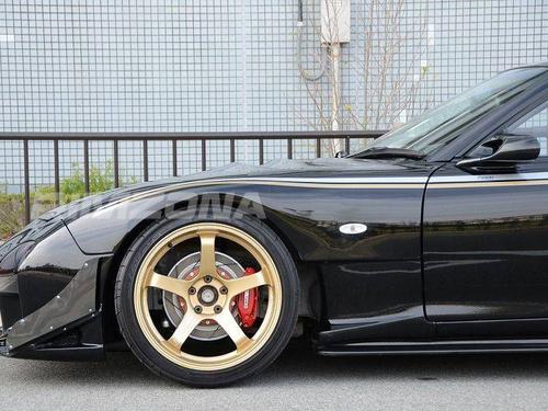 Литой диск ADVAN GT R17 7.5J 4x100 ET38 dia 73.1 - Фото вживую на авто №4